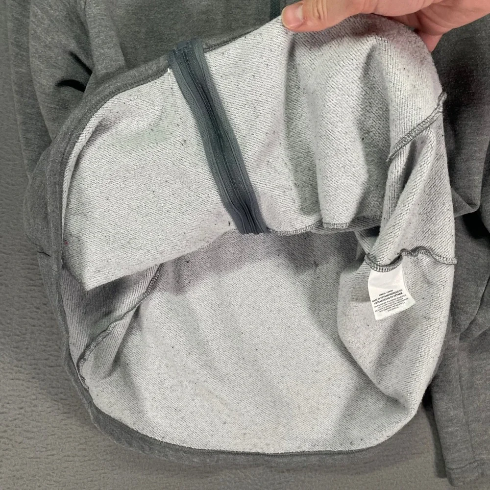 Nike Dri-FIT Hoodie Women's XL Gray Lightweight Athletic Sweatshirt 889249